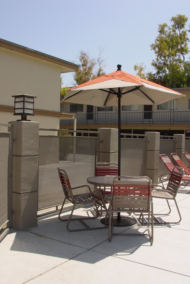 Franciscan Apartments, Pool Seating Area, Sayler Design, Interior Design, Interior Designer, Commercial Interior Design	
